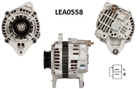 LEA0558  ALTERNATOR 14V/90A MITSUBISHI L200 2 .0,2.4I-SPACE GEAR 2.4I 4X4