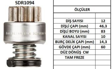 SDR1094  MARS DISLISI-12DIS  VOLVO FM7,1998 1160 10111600 6033ADO129