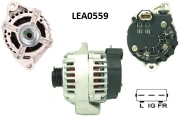 LEA0559  ALTERNATOR 14V/105A LAND ROVER FREEL ANDER 1.8 16VROVER 75 1.8,TOURER 1.8 -MG ZT 1.8 LRB00417 LRB00468 YLE102060 YLE102280 YLE102370 YLE102370L 20130196 DRA3799 DRA3799N JA1723IR 1022111450 1022111451