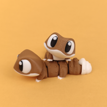 Coffeecraft Sevimli Kertenkele - Hem Oyuncak Figür Hem Anahtarlık