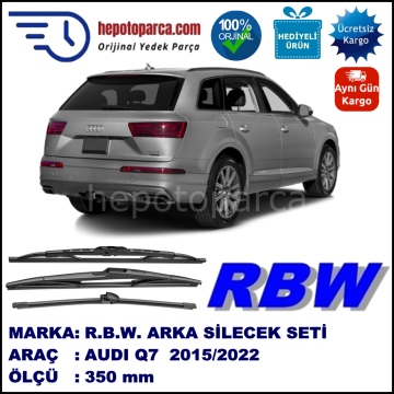 AUDI Q7 MUZ ARKA SİLECEK RBW ARACA ÖZEL (2015→)