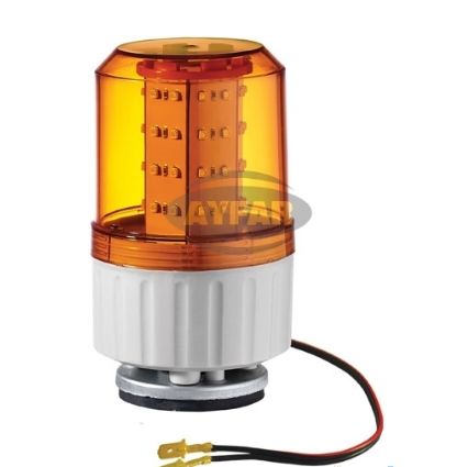 TR 514-21 DÖNER TRAFİK İKAZ LAMBA MIKNATISLI LED  TİPİ SARI