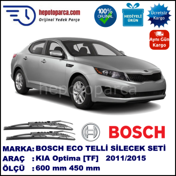 KIA Optima [TF] 09.11-... 600 / 450 mm. BOSCH ECO Telli Silecek 2'li Takım
