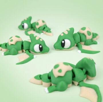 Coffeecraft Sevimli Pterodactyl - Hem Oyuncak Figür Hem Anahtarlık