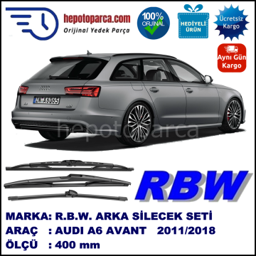 AUDI A6 AVANTMUZ ARKA SİLECEK RBW ARACA ÖZEL] (2011→)