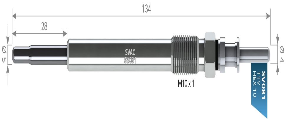 SVAC SV081 KIZDIRMA BUJİSİ OPEL ASTRA-G VECTRA 2.0
