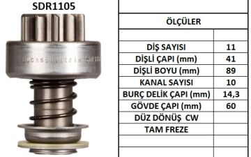 SDR1105  MARS DISLISI-11DIS  DAF AZ 1900 DH,F 2000,2005,2200,2205D - VW LT28D,31D,35D 101 131269 2006209109 2006209120 2006209302 10101010 SD349