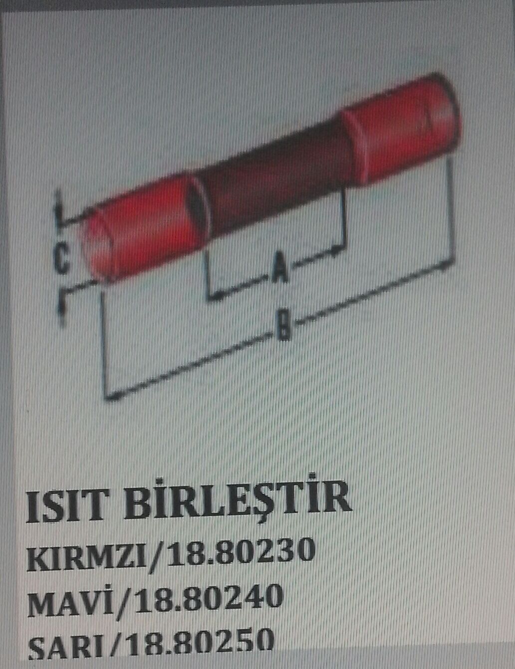 ISIT BİRLEŞTİR KIRMIZI MTA 1880230