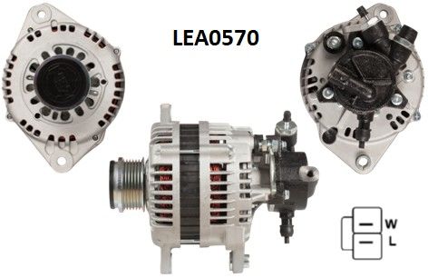 LEA0570  ALTERNATOR 14V/100A/V.P.OPEL COMBO,C ORSA C 1.7CDTIMERIVA 1.7 CDTI -VAUXHALL COMBO,CORSA MK II,MERIVA