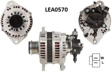 LEA0570  ALTERNATOR 14V/100A/V.P.OPEL COMBO,C ORSA C 1.7CDTIMERIVA 1.7 CDTI -VAUXHALL COMBO,CORSA MK II,MERIVA