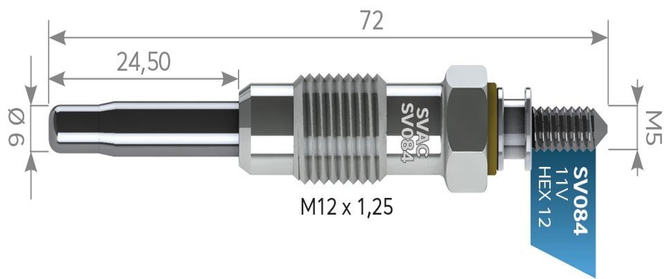 SVAC SV084 KIZDIRMA BUJİSİ PEUGEOT J9