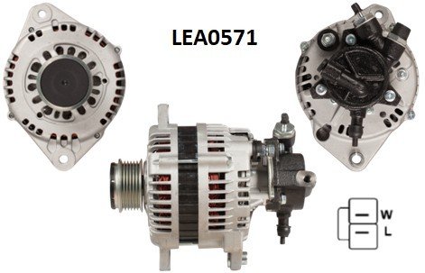 LEA0571  ALTERNATOR 14V/100A/V.P. OPEL COMBO, CORSA C,MERIVAVAUXHALL COMBO,CORSA MK II 1.7CDTI,MERIVA 1.7CDT