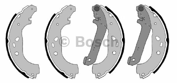 Pabuçlu Fren Balatası [228*57 mm] FOR 4387344; FOR 2T1J220