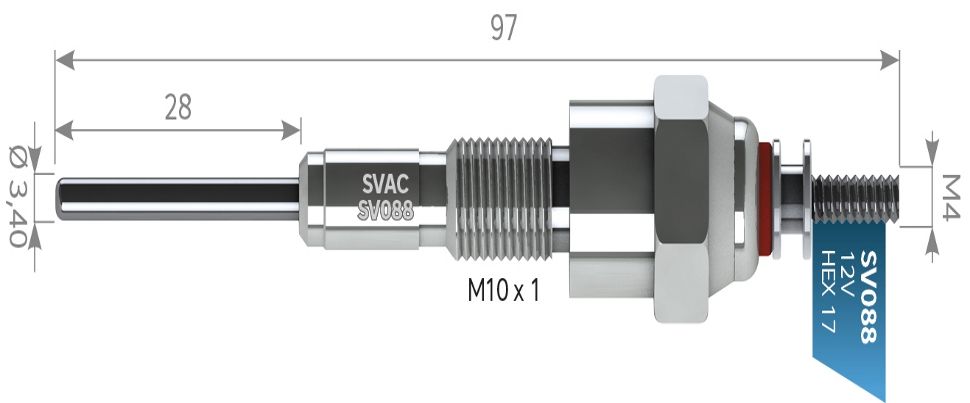 SVAC SV088 KIZDIRMA BUJİSİ LEYLAND 154 TRAKTÖR MARİNA