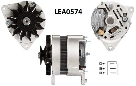 LEA0574  ALTERNATOR A127/28V/55A FORD-LAND ROVER