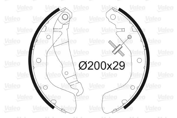 562077 PABUÇLU FREN BALATASI OPEL CORSA A/B TİGRA,ASTRA F 1605041 1605052