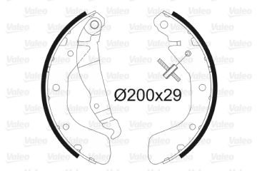 562077 PABUÇLU FREN BALATASI OPEL CORSA A/B TİGRA,ASTRA F 1605041 1605052