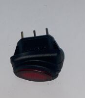 BASMALI ANAHTAR 12V 20A LEDLİ KIRMIZI SU KORMALI  IP65