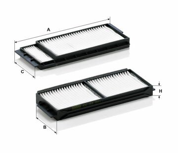 CU 22 001-2 İÇ MEKAN FİLTRESİ MAZDA MAZDA 3 (BK) 5 (CR) 5 (CW) BP8P-61-J6XA9A