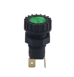 13-002/Y  İKAZ LAMBASI  AMPULLÜ 12 V. 2 W.  T ERMİNALLİ (YEŞİL)