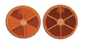 9078-M001Y30 YUVARLAK REFLEKTÖR AMBER