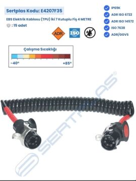 E4207F35 Ebs Electrical Cable With 7 Poles Crimp C