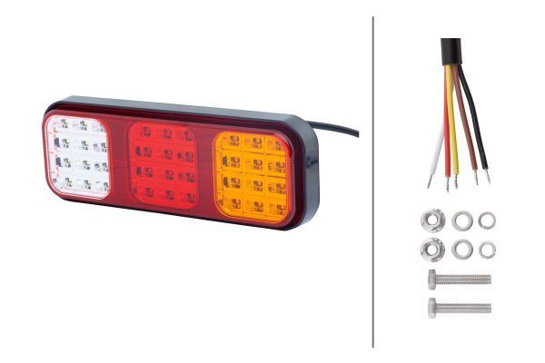 Arka Far Hella Valuefit,Çok renkli,12V,LED,Sol,Sağ 94210 / 40,270,012 /357018001 / E9 11422