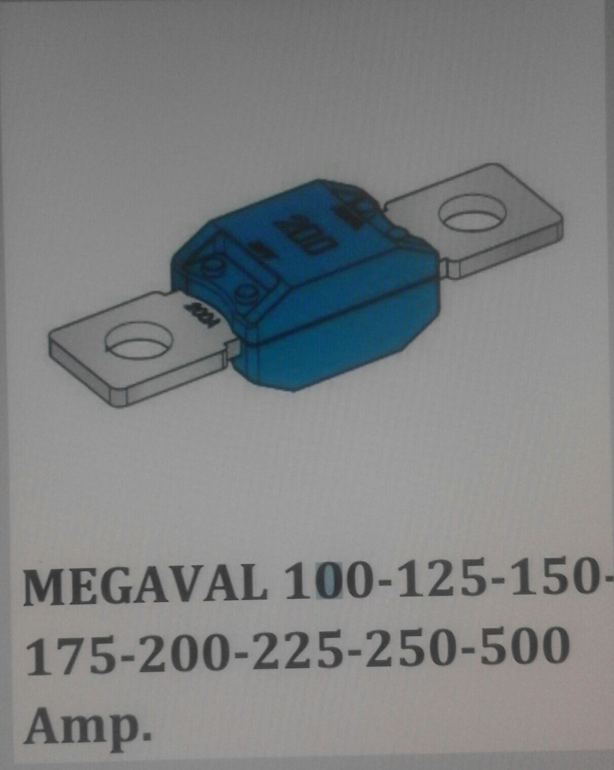 MTA-1-02-11 MTA MEGAVAL SİGORTA MTA 100AMP.06.01100 SARI
