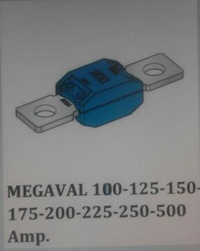 MEGAVAL SİGORTA MTA 125AMP. 0601125 YEŞİL