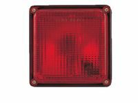 SERTPLAS 0038L KARE MAN OTOBÜS STOP-SİNYAL LAMBASI KIRMIZI