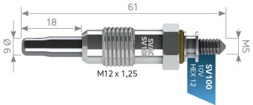 SVAC SV100 KIZDIRMA BUJİSİ FORD ESCORT-FIESTA- MAZDA