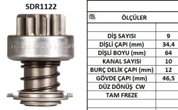 SDR1122  MARS DISLISI-9DIS MAGIRUS-PANCAR MOT OR-LOMBARDINI INCE FREZE TMB401 163 9001082401 10101630 53607