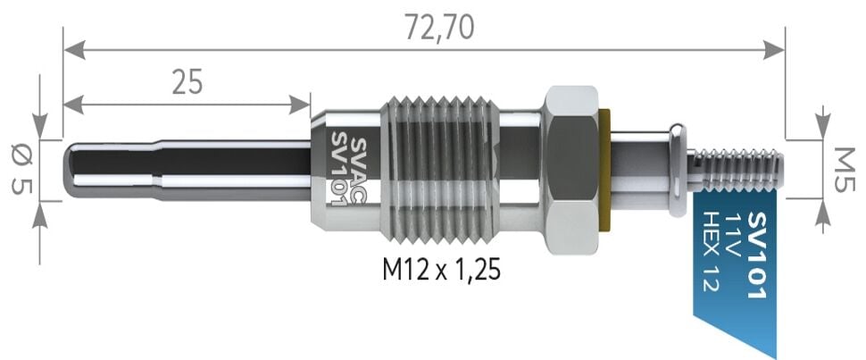SVAC SV101 KIZDIRMA BUJİSİ RENAULT CLIO-EXPRESS-MEGAN