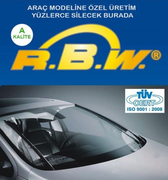 LANCIA Ypsilon [843] 06.2003-11.2011, 600 / 400 mm.  RBW  ADAPTÖRLÜ MUZ SİLECEK SETİ