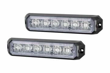 Dörtlü Flaşör,24V,Alüminyum,Siyah,LED,Sarı,Sarı,Ae 2 380 986 / 5050022217 / 1206816-6