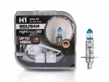22101 NV H1 12V 55 P14.5s NIGHT VISION +150% FAZLA