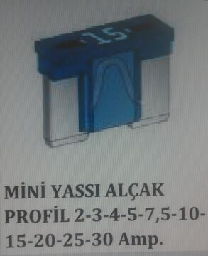 MİNİ YASSI SİGORTA MTA ALÇAK PRO.4 AMP 06.00230