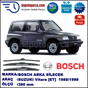 SUZUKI Vitara [ET] 380 mm 03.1988-03.1998 BOSCH Arka Silecek