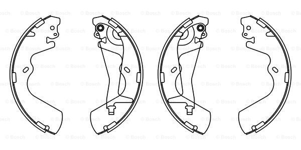 Pabuçlu Fren Balatası [270*53,0 mm]HYUNDAI Starex 2.4i 199710-200705 HYU 583054AA00