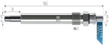 SV112 KIZDIRMA BUJİSİ ML300-320-350 SPRINTER MERCEDES