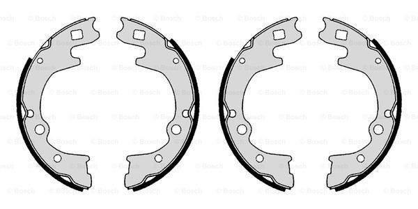 Pabuçlu Fren Balatası [220*57 mm]KIA K 2500 TCi 200109 - ; K 2700 199804 - 200408; Bongo 2.7 Diesel 198101 - 199703 MAZ 0K7562638Z; KIA 0K75