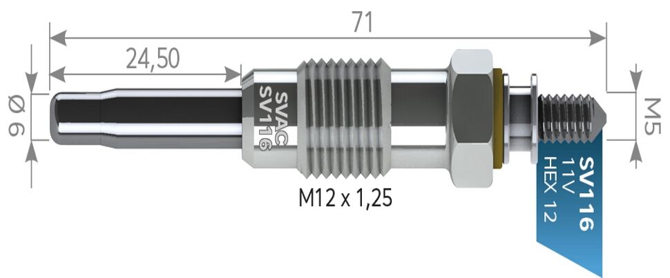 SV116 KIZDIRMA BUJİSİ CROMA 2,5 RENAUL MASTER11V RENAULT