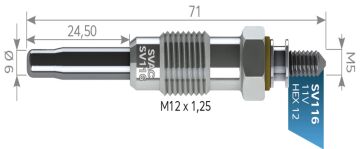 SV116 KIZDIRMA BUJİSİ CROMA 2,5 RENAUL MASTER11V RENAULT