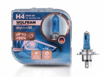 22144 SB H4 12V 100/90 P43t SKY BLUE BEYAZ IŞIK