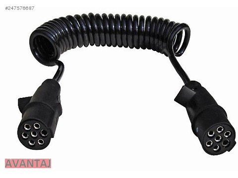 ELEKTRIK KABLOSU - 7 PIN - DİŞİ ''N'' SOKETLİ -3,5  DORSE KABLOSU