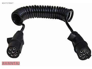 ELEKTRIK KABLOSU - 7 PIN - DİŞİ ''N'' SOKETLİ -3,5  DORSE KABLOSU