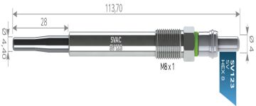 SV123 KIZDIRMA BUJİSİ PEJUGEOT207-308-5008-RCZ 1.6