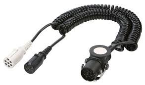 ADAPTÖR ELEKTRİK KABLOSU - 15 PIN / 2X7 PIN DÖNÜŞT ÇİFT ÇIKIŞ DORSE KABLOSU