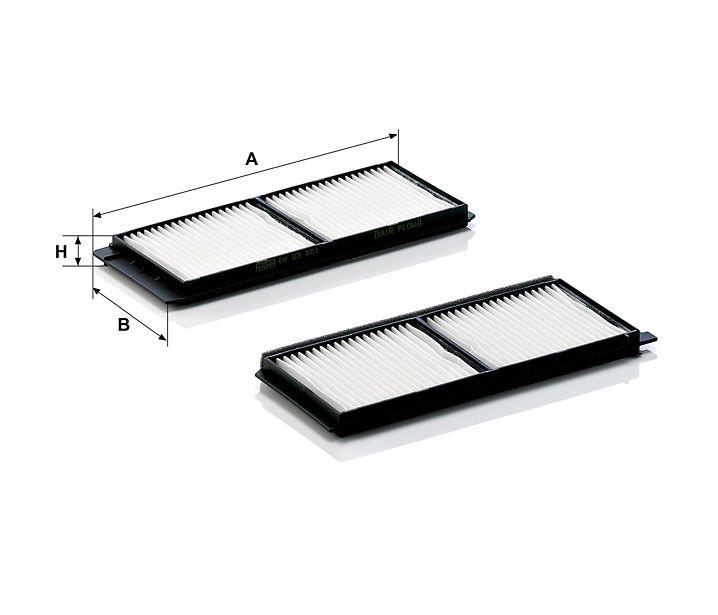 CU 23 001-2 İÇ MEKAN FİLTRESİ MAZDA MAZDA 2 (DE) D651-61-J6X9A