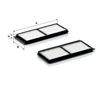 CU 23 001-2 İÇ MEKAN FİLTRESİ MAZDA MAZDA 2 (DE) D651-61-J6X9A